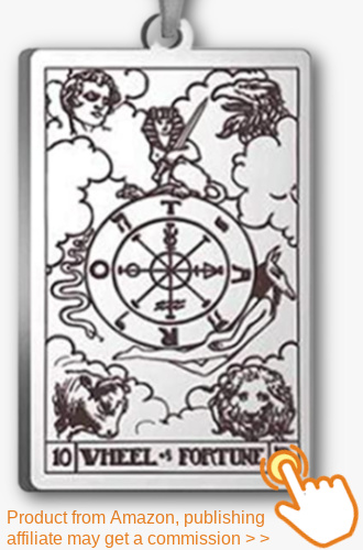 Wheel Of Fortune Tarot Pendant