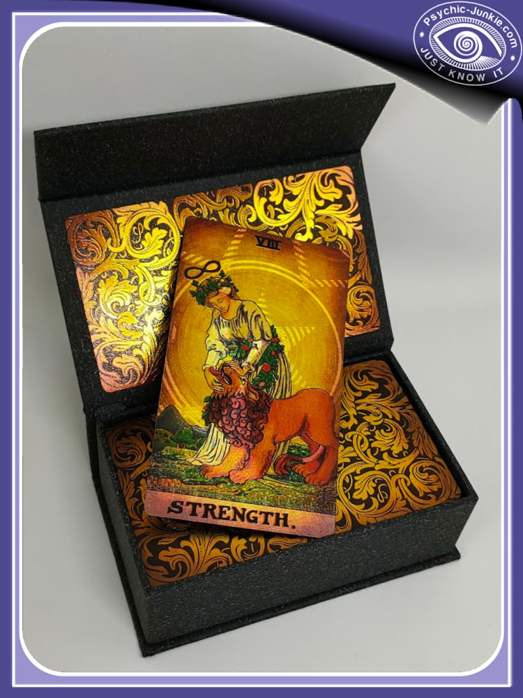 Strength: See These Luxury Gold Foil Classic Tarot Cards On Amazon